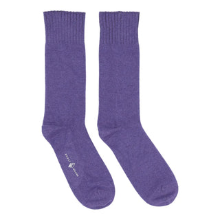 Cashmere strømper til mænd lilla
