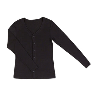 Joha uld silke cardigan sort