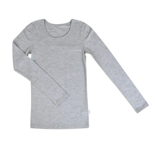 Joha uld langærmet t-shirt grå