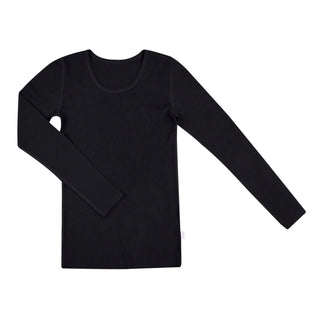 Joha uld langærmet t-shirt sort