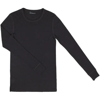 Johansen uld langærmet t-shirt sort