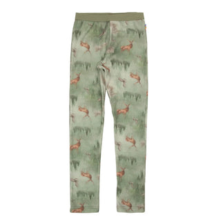 Joha uld leggings med skovprint