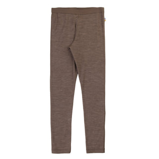 Joha uld-silke leggings i brun