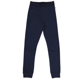 Joha uld-silke leggings i mørkeblå