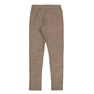 Joha uld-silke leggings i beige melange