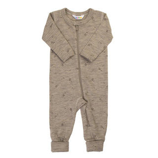 Joha uld heldragt beige melange