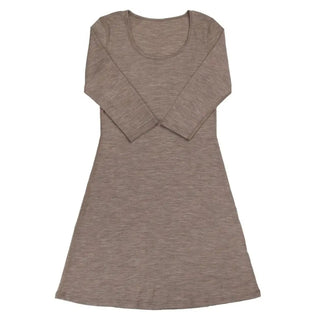 Joha uld-silke kjole beige melange