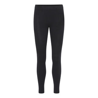 Cashmere leggings med elastan i sort