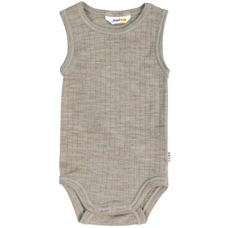 Joha uld body uden ærmer beige