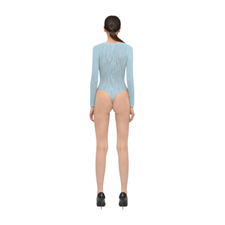 Wolford SNAKE LACE STRING BODY sky