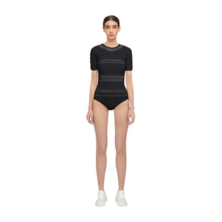 Wolford NET LINES BODY black
