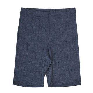 Joha uld silke shorts blå
