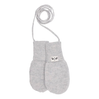 Cashmere luffer til din baby I lys grå