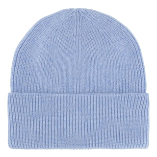 Cashmere rib hue i lys lavendel blå