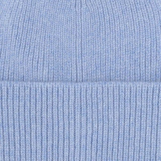 Cashmere rib hue i lys lavendel blå