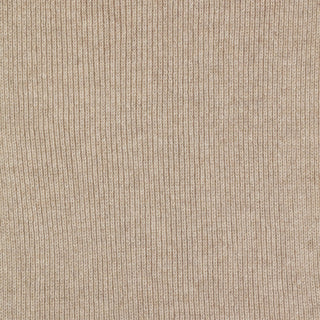 Cashmere tørklæde med rib i lys beige
