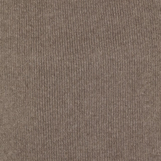 Cashmere tørklæde med rib i mørk beige