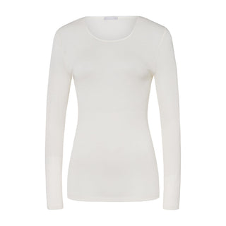 HANRO Long Sleeve Shirt Crew-Neck - Woolen Silk