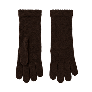 Cashmere handsker mørkebrun