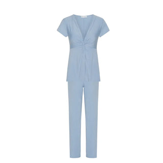 Pyjamas i lyseblå til kvinder
