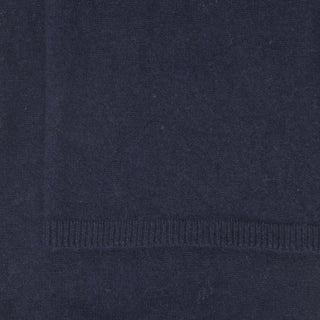Stort cashmere tørklæde-stola i blå
