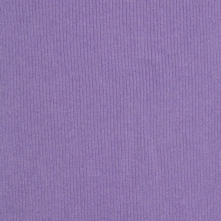 Cashmere tørklæde med rib i lilla
