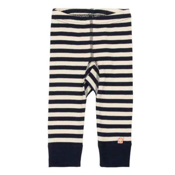 Katvig stribet leggings mørkeblå/hvid