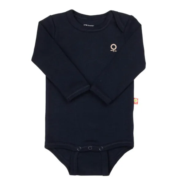 Katvig langærmet bodystocking mørkeblå