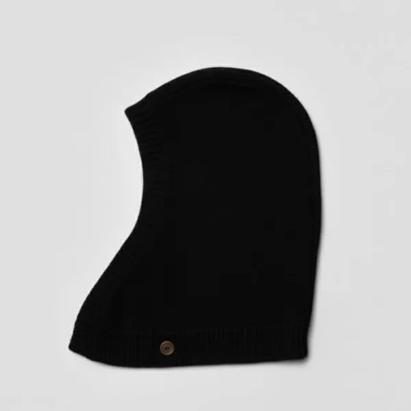 Calimar cashmere-uld balaclava sort