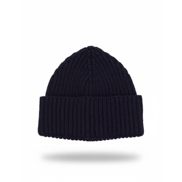 Calimar uld rib hue mørkeblå