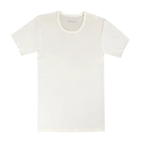Johansen uld t-shirt hvid