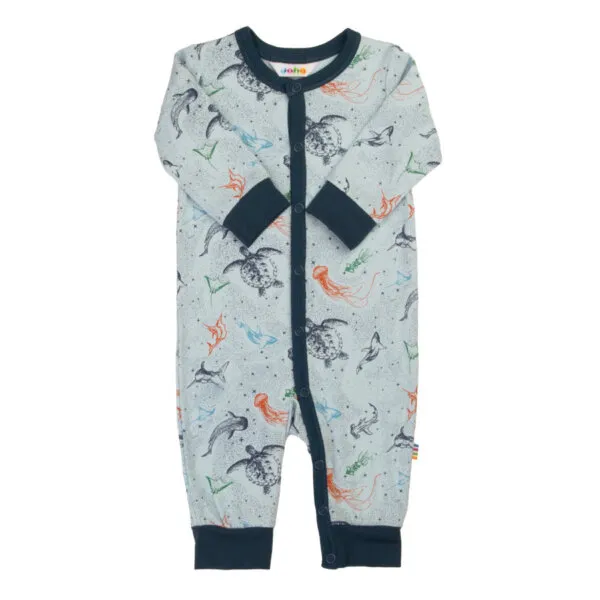 Joha natdragt med havdyr-print i økologisk bambus