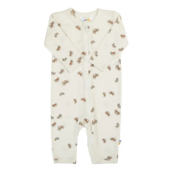 Joha uld-silke heldragt med krabbe-print