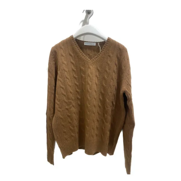 Scandinavianlux cashmere kabelstrik camel
