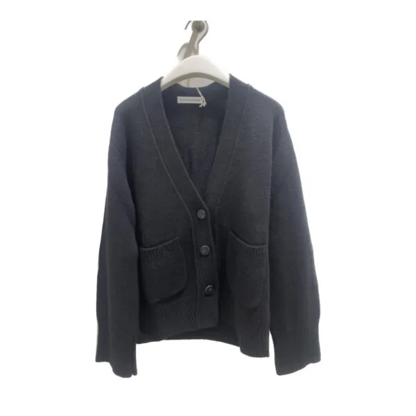 Scandinavianlux cashmere cardigan med lommer sort