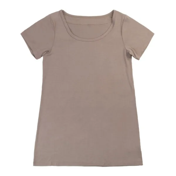 Joha t-shirt i økologisk bambus beige