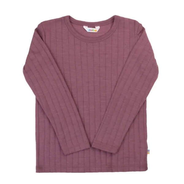 Joha uld-silke bluse rosa