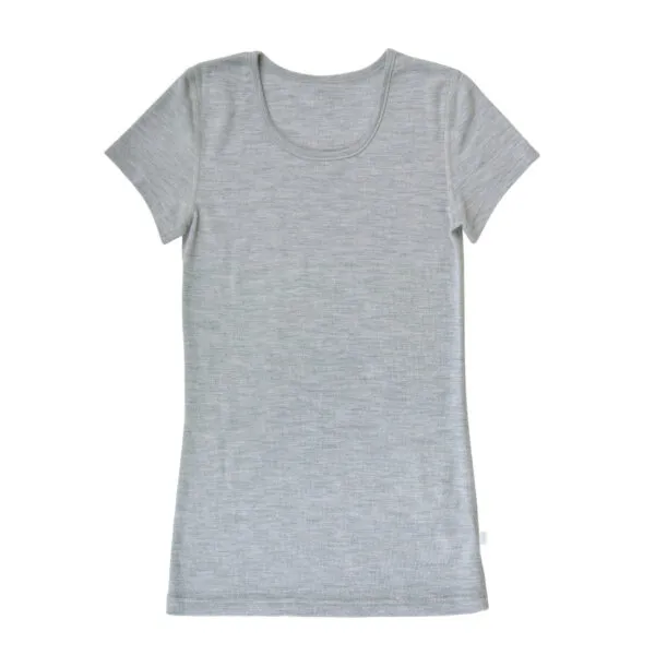 Joha uld t-shirt grå