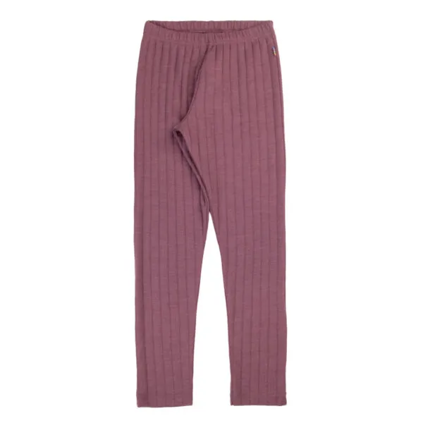 Joha uld-silke leggings i rosa